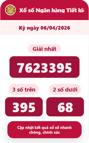 Ví dụ thẻ Ngân hàng Tiết kiệm Chính phủ